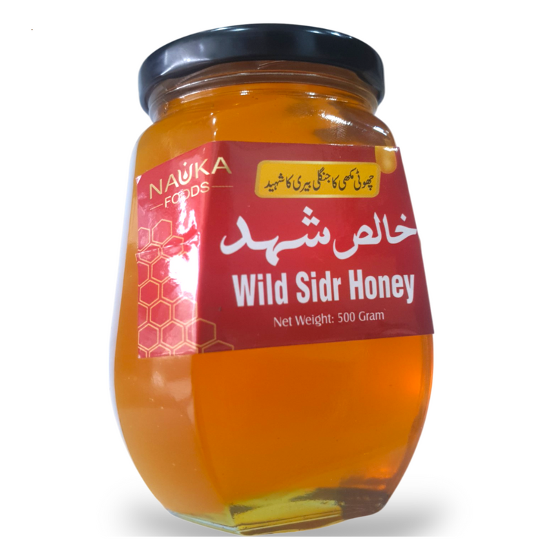🌿 Nanka Foods Premium Wild Sidr Honey 🐝 – 100% Pure, Export Quality, Harvested by Apis Dorsata Bees in the Wild Forests of Potohar & Hazara 🌾