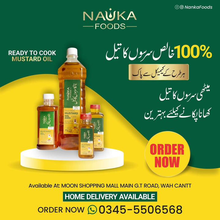✨ Nanka Foods Cold Pressed Extra Virgin Mustard Oil – A Taste of Tradition, Purity, and Health! 🌿