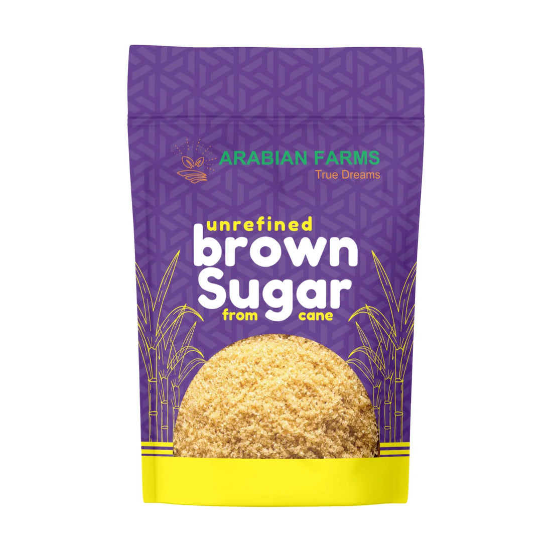 Pure Crystallized Brown Sugar – 500g  Chemical-Free, Bleach-Free & Preservative-Free | Made from Fresh Sugarcane Juice